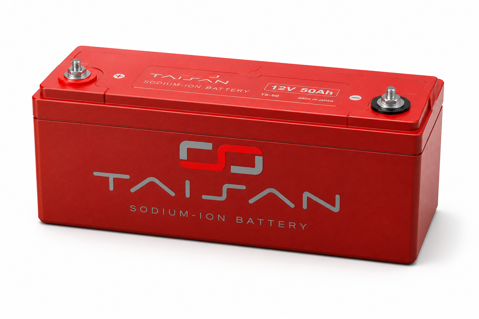 TaiSan TS-50 sodium-ion battery pack, 12V 50Ah, made in Japan